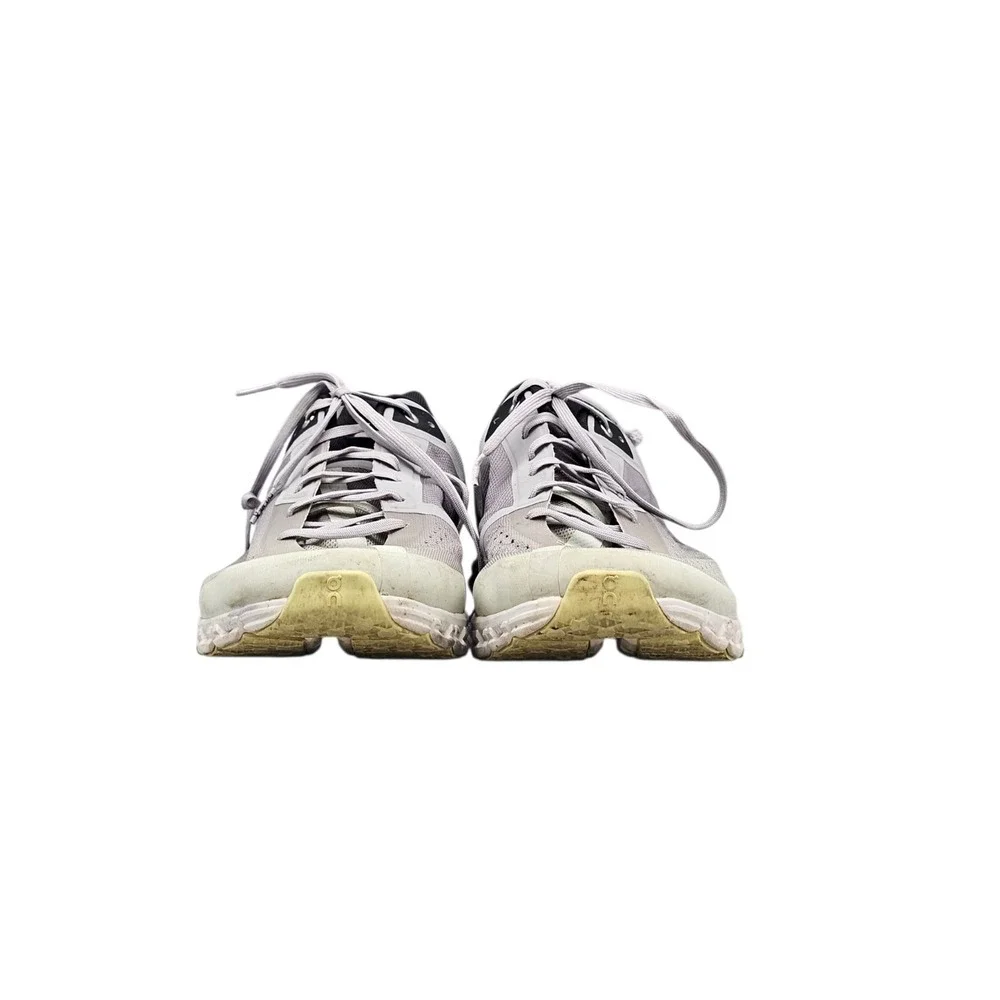 On Men's Size 11.5 VGC Cloudflow Grey Athletic Cushioned Running Sneakers Shoes